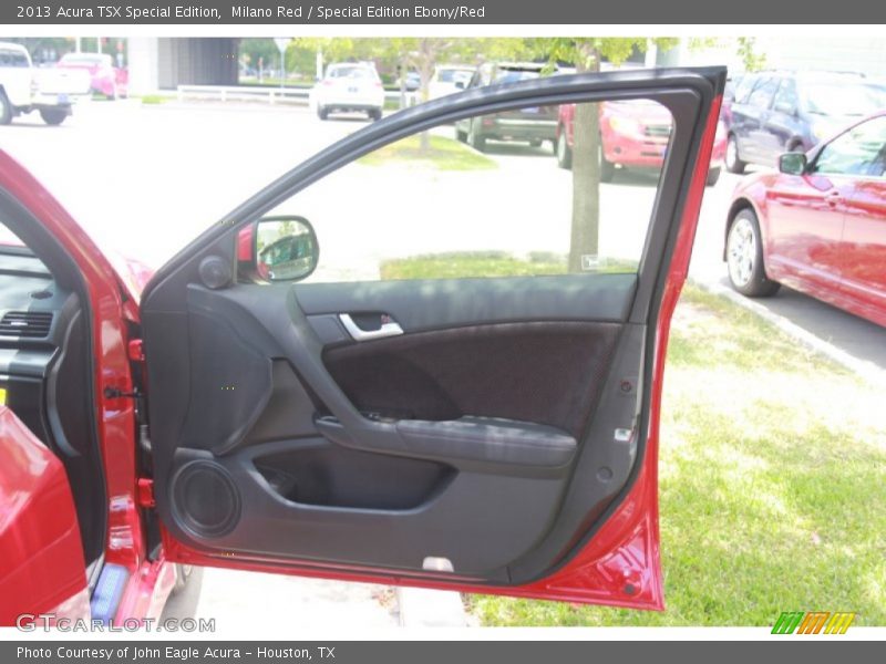 Milano Red / Special Edition Ebony/Red 2013 Acura TSX Special Edition