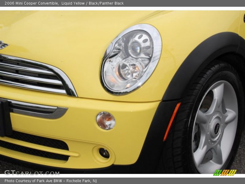 Liquid Yellow / Black/Panther Black 2006 Mini Cooper Convertible