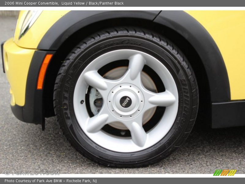 Liquid Yellow / Black/Panther Black 2006 Mini Cooper Convertible