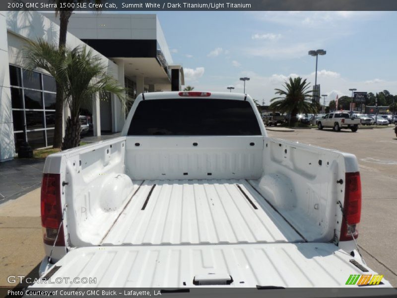 Summit White / Dark Titanium/Light Titanium 2009 GMC Sierra 1500 SLE Crew Cab