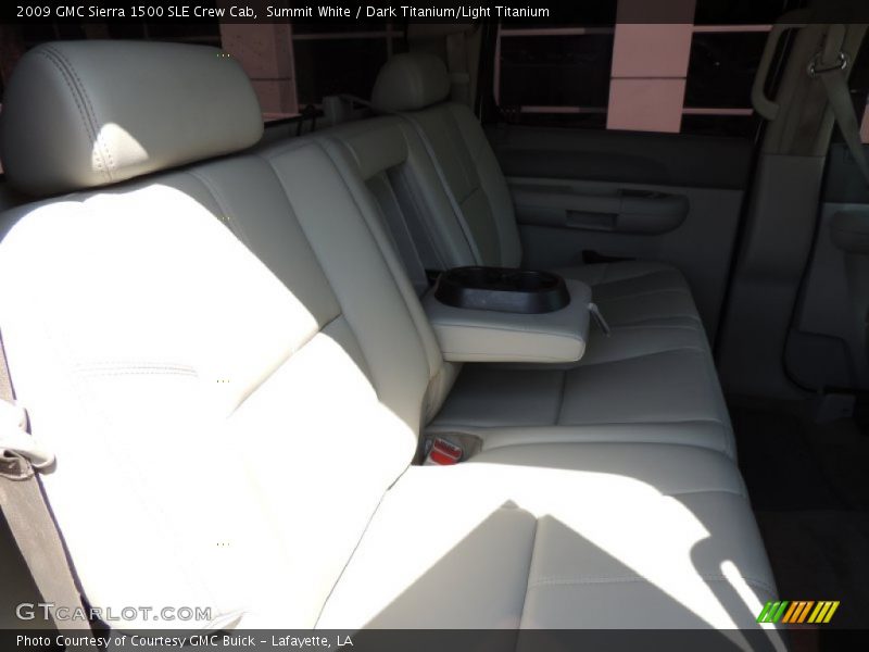 Summit White / Dark Titanium/Light Titanium 2009 GMC Sierra 1500 SLE Crew Cab