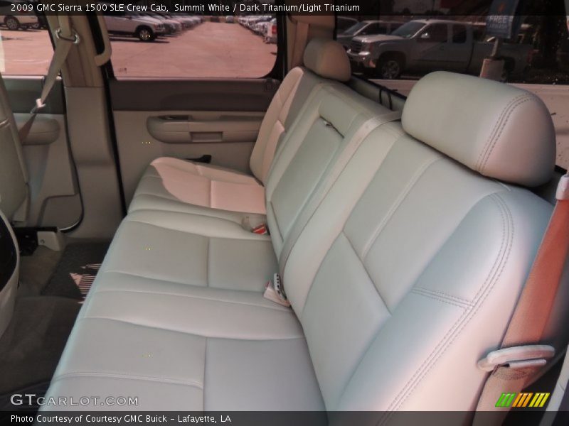 Summit White / Dark Titanium/Light Titanium 2009 GMC Sierra 1500 SLE Crew Cab