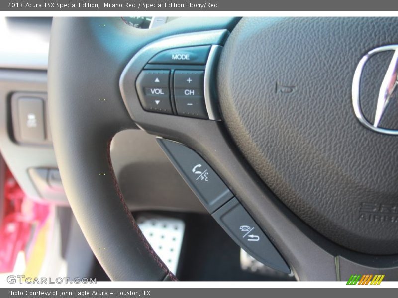 Milano Red / Special Edition Ebony/Red 2013 Acura TSX Special Edition