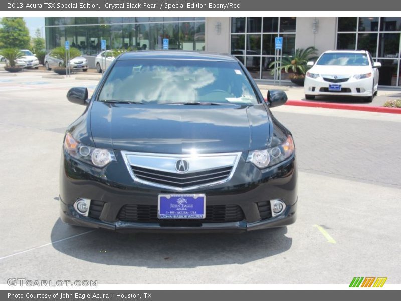 Crystal Black Pearl / Special Edition Ebony/Red 2013 Acura TSX Special Edition