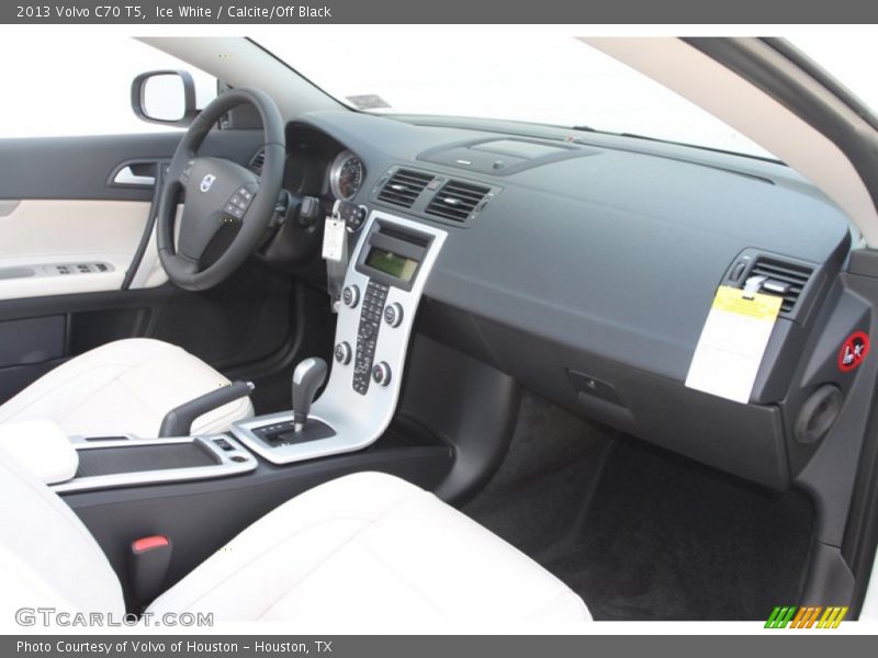 Ice White / Calcite/Off Black 2013 Volvo C70 T5