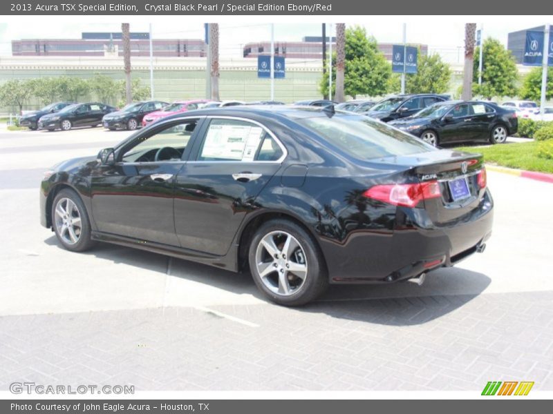 Crystal Black Pearl / Special Edition Ebony/Red 2013 Acura TSX Special Edition
