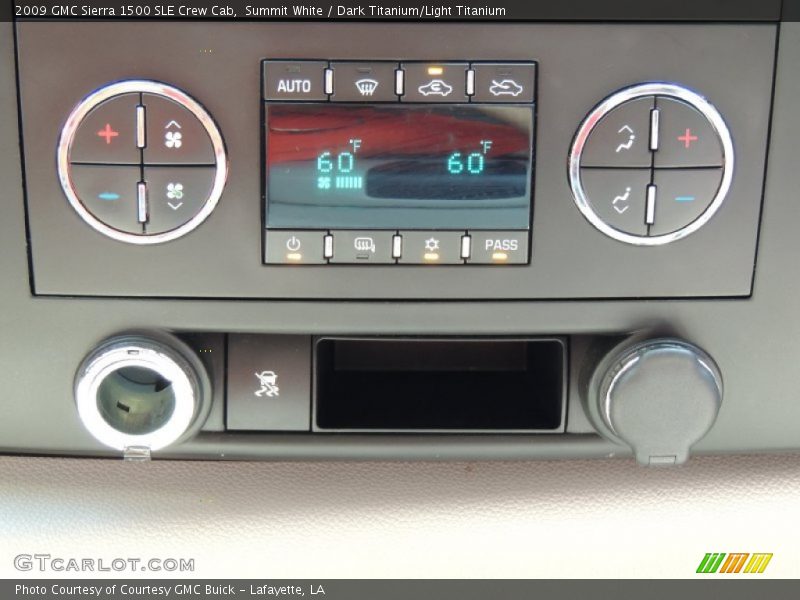 Summit White / Dark Titanium/Light Titanium 2009 GMC Sierra 1500 SLE Crew Cab