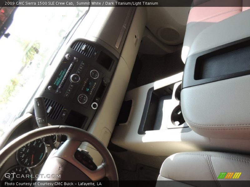 Summit White / Dark Titanium/Light Titanium 2009 GMC Sierra 1500 SLE Crew Cab