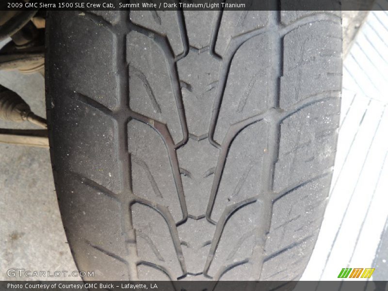 Summit White / Dark Titanium/Light Titanium 2009 GMC Sierra 1500 SLE Crew Cab