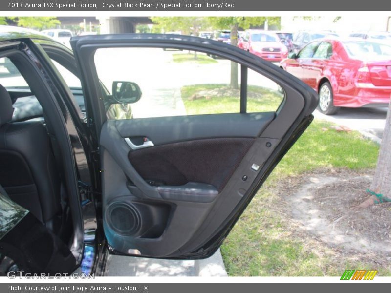 Crystal Black Pearl / Special Edition Ebony/Red 2013 Acura TSX Special Edition