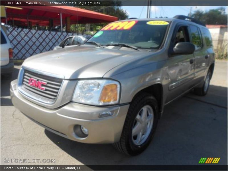 Sandalwood Metallic / Light Oak 2003 GMC Envoy XL SLE