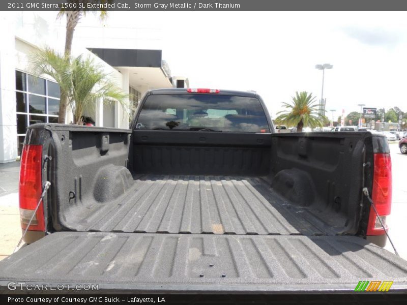 Storm Gray Metallic / Dark Titanium 2011 GMC Sierra 1500 SL Extended Cab