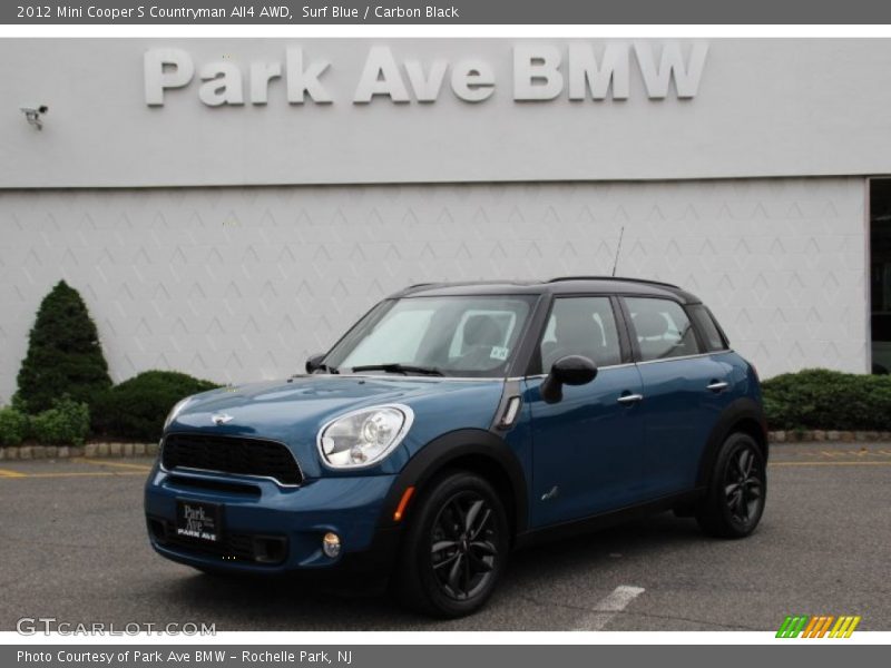 Surf Blue / Carbon Black 2012 Mini Cooper S Countryman All4 AWD