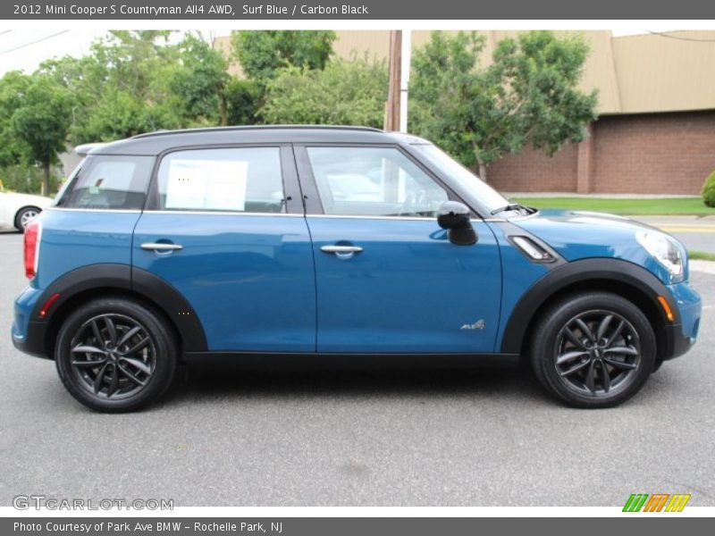 Surf Blue / Carbon Black 2012 Mini Cooper S Countryman All4 AWD