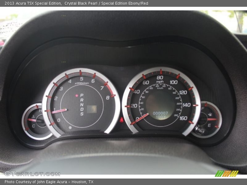Crystal Black Pearl / Special Edition Ebony/Red 2013 Acura TSX Special Edition