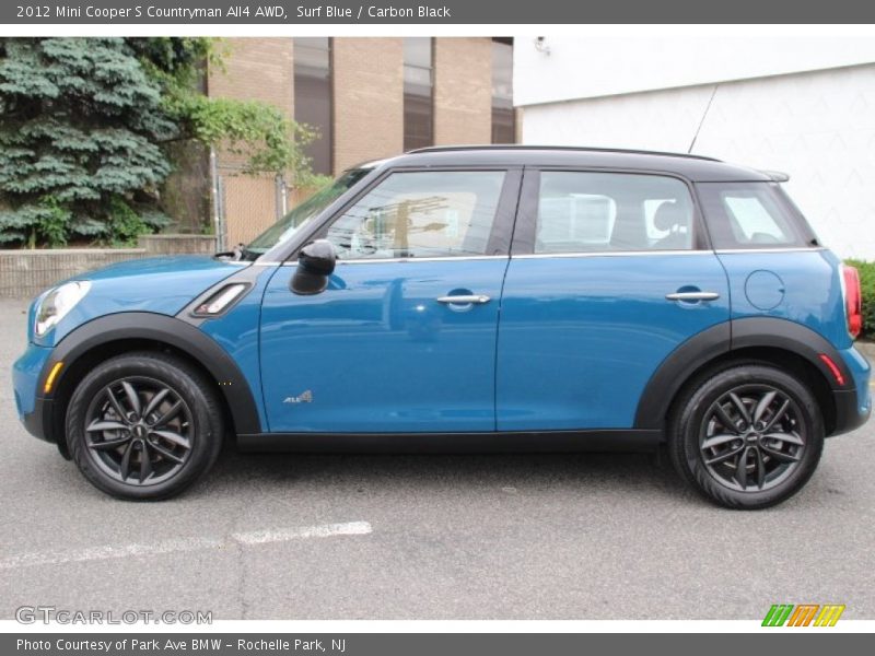 Surf Blue / Carbon Black 2012 Mini Cooper S Countryman All4 AWD