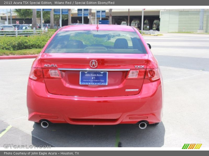 Milano Red / Special Edition Ebony/Red 2013 Acura TSX Special Edition