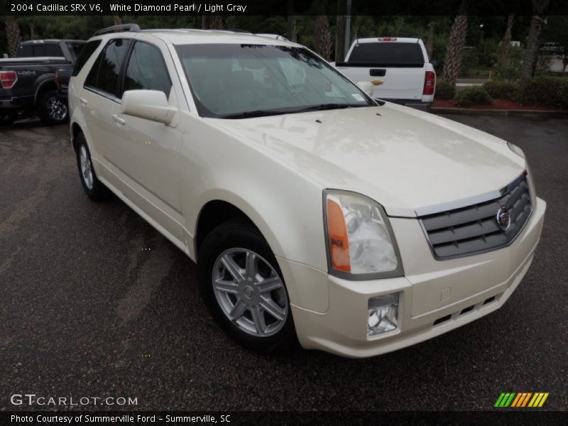 White Diamond Pearl / Light Gray 2004 Cadillac SRX V6