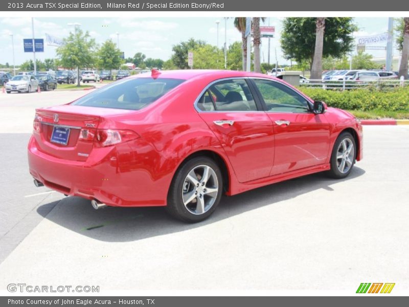 Milano Red / Special Edition Ebony/Red 2013 Acura TSX Special Edition