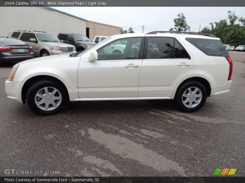 White Diamond Pearl / Light Gray 2004 Cadillac SRX V6