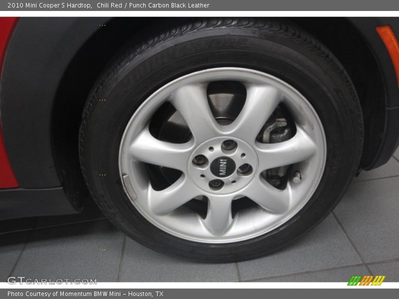 Chili Red / Punch Carbon Black Leather 2010 Mini Cooper S Hardtop