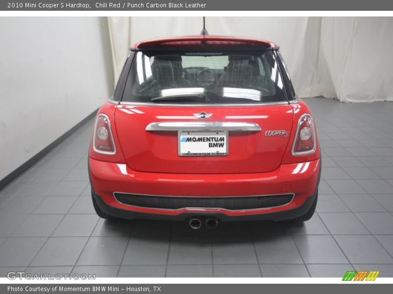 Chili Red / Punch Carbon Black Leather 2010 Mini Cooper S Hardtop