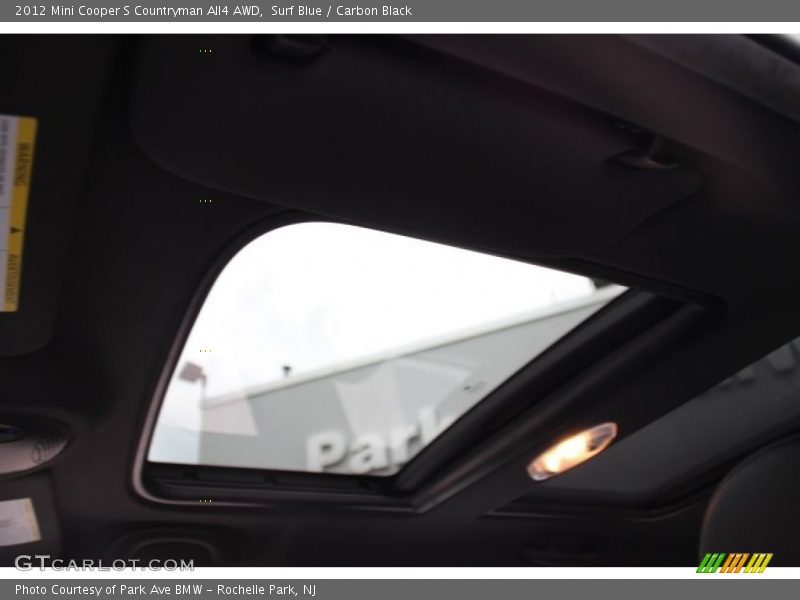 Surf Blue / Carbon Black 2012 Mini Cooper S Countryman All4 AWD