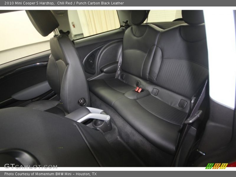 Chili Red / Punch Carbon Black Leather 2010 Mini Cooper S Hardtop