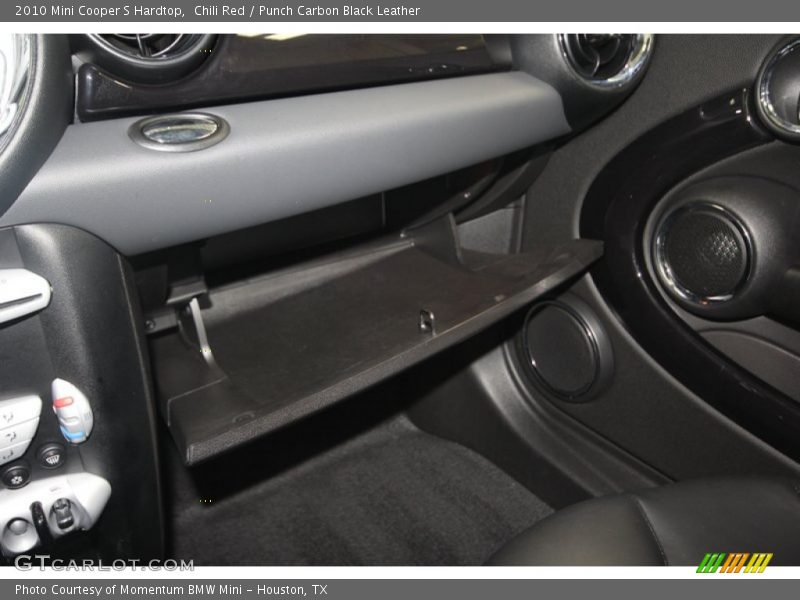 Chili Red / Punch Carbon Black Leather 2010 Mini Cooper S Hardtop