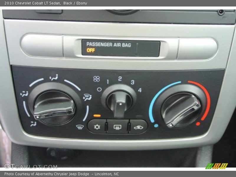 Black / Ebony 2010 Chevrolet Cobalt LT Sedan
