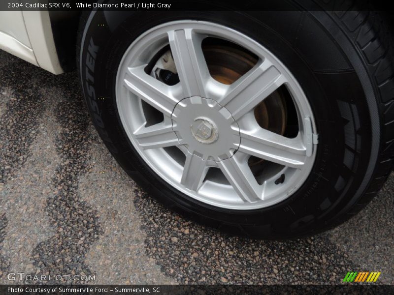 White Diamond Pearl / Light Gray 2004 Cadillac SRX V6