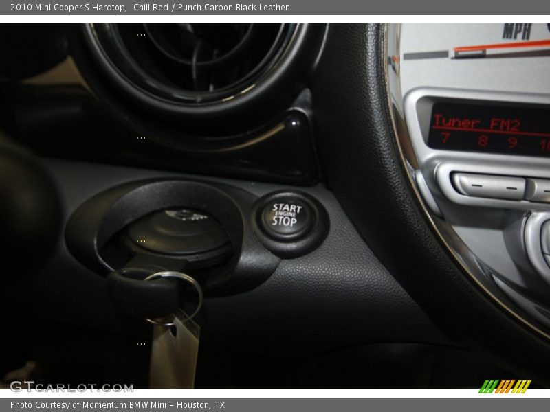 Chili Red / Punch Carbon Black Leather 2010 Mini Cooper S Hardtop
