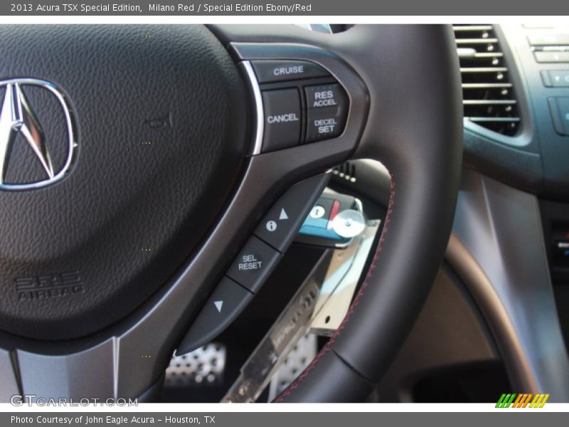 Milano Red / Special Edition Ebony/Red 2013 Acura TSX Special Edition
