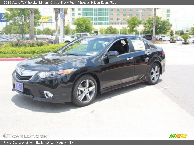 Crystal Black Pearl / Special Edition Ebony/Red 2013 Acura TSX Special Edition