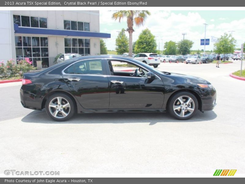 Crystal Black Pearl / Special Edition Ebony/Red 2013 Acura TSX Special Edition