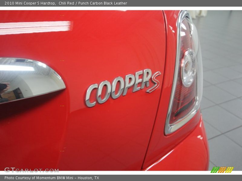 Chili Red / Punch Carbon Black Leather 2010 Mini Cooper S Hardtop