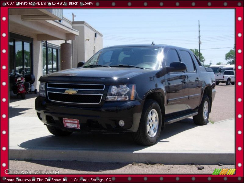 Black / Ebony 2007 Chevrolet Avalanche LS 4WD