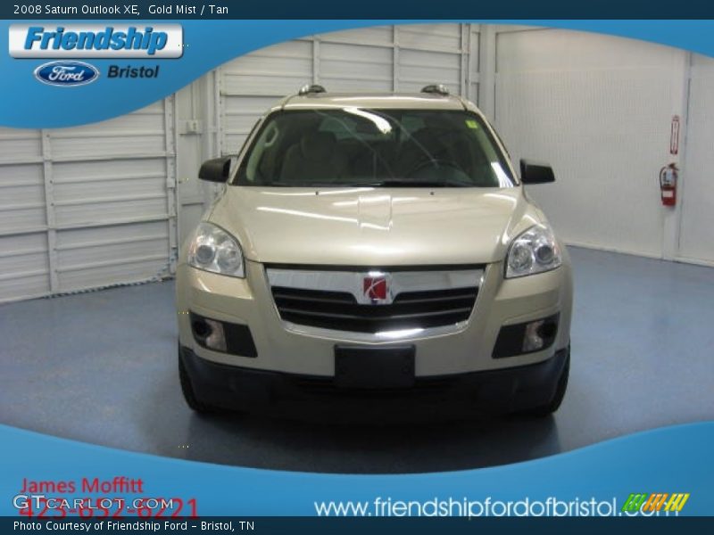 Gold Mist / Tan 2008 Saturn Outlook XE