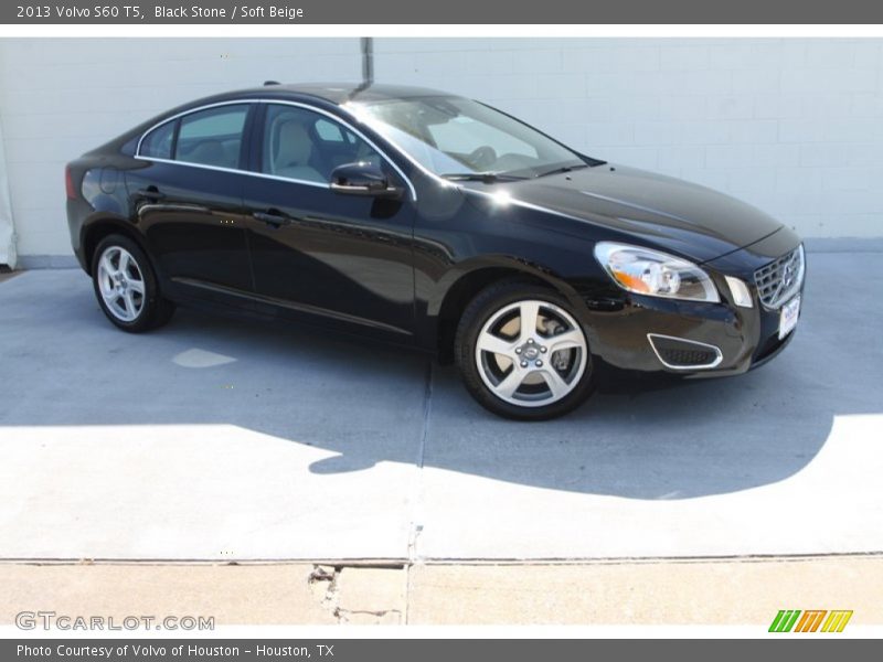 Black Stone / Soft Beige 2013 Volvo S60 T5