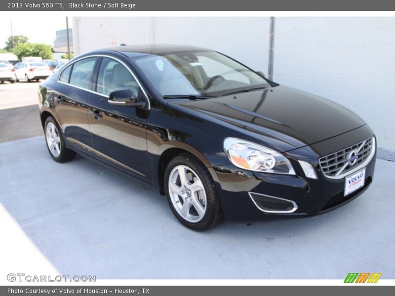 Black Stone / Soft Beige 2013 Volvo S60 T5