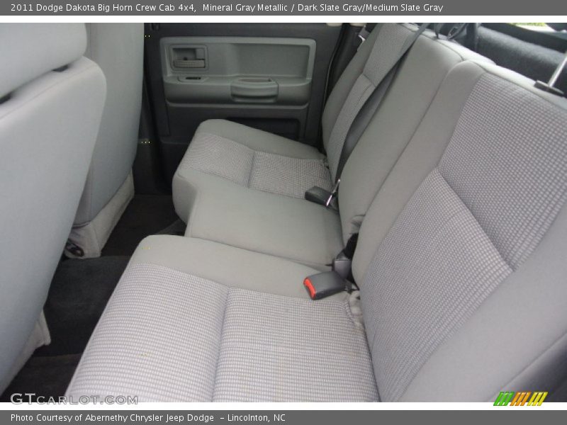 Mineral Gray Metallic / Dark Slate Gray/Medium Slate Gray 2011 Dodge Dakota Big Horn Crew Cab 4x4