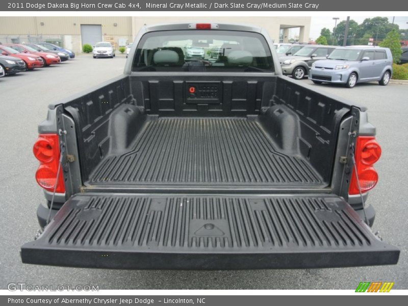 Mineral Gray Metallic / Dark Slate Gray/Medium Slate Gray 2011 Dodge Dakota Big Horn Crew Cab 4x4