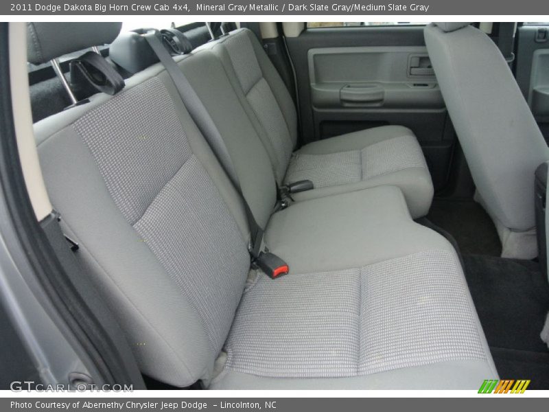 Mineral Gray Metallic / Dark Slate Gray/Medium Slate Gray 2011 Dodge Dakota Big Horn Crew Cab 4x4
