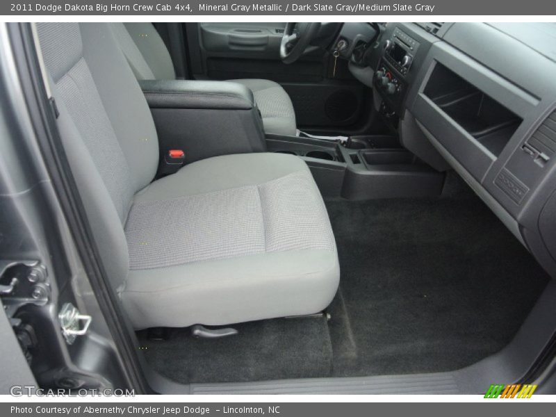 Mineral Gray Metallic / Dark Slate Gray/Medium Slate Gray 2011 Dodge Dakota Big Horn Crew Cab 4x4
