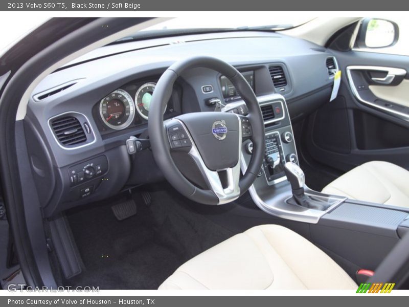 Black Stone / Soft Beige 2013 Volvo S60 T5