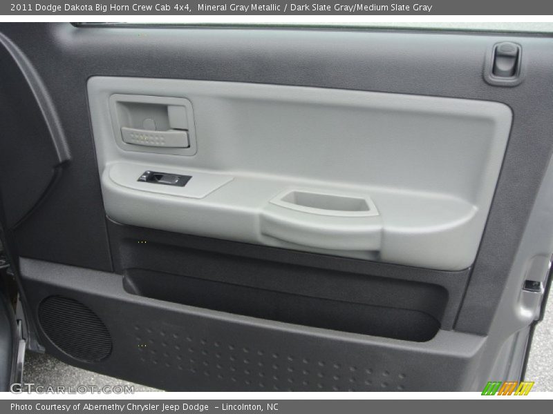 Mineral Gray Metallic / Dark Slate Gray/Medium Slate Gray 2011 Dodge Dakota Big Horn Crew Cab 4x4