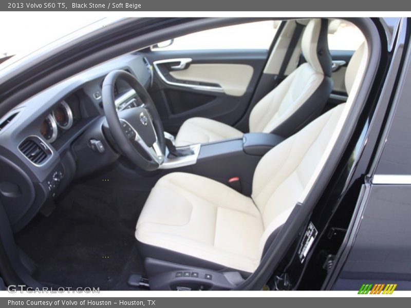 Black Stone / Soft Beige 2013 Volvo S60 T5