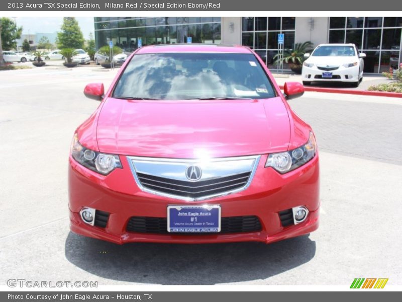 Milano Red / Special Edition Ebony/Red 2013 Acura TSX Special Edition