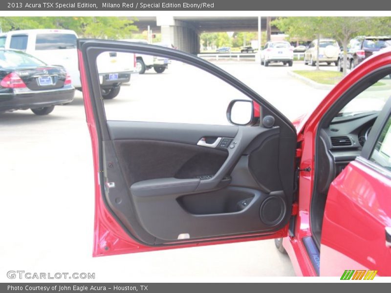 Milano Red / Special Edition Ebony/Red 2013 Acura TSX Special Edition