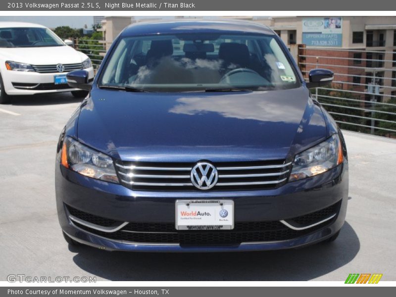Night Blue Metallic / Titan Black 2013 Volkswagen Passat 2.5L S